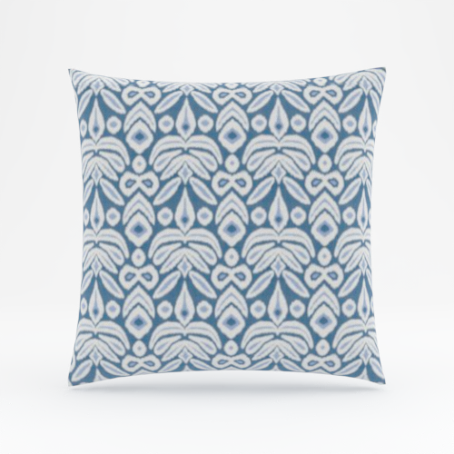 Royal Ikat performance velvet pillow cover set