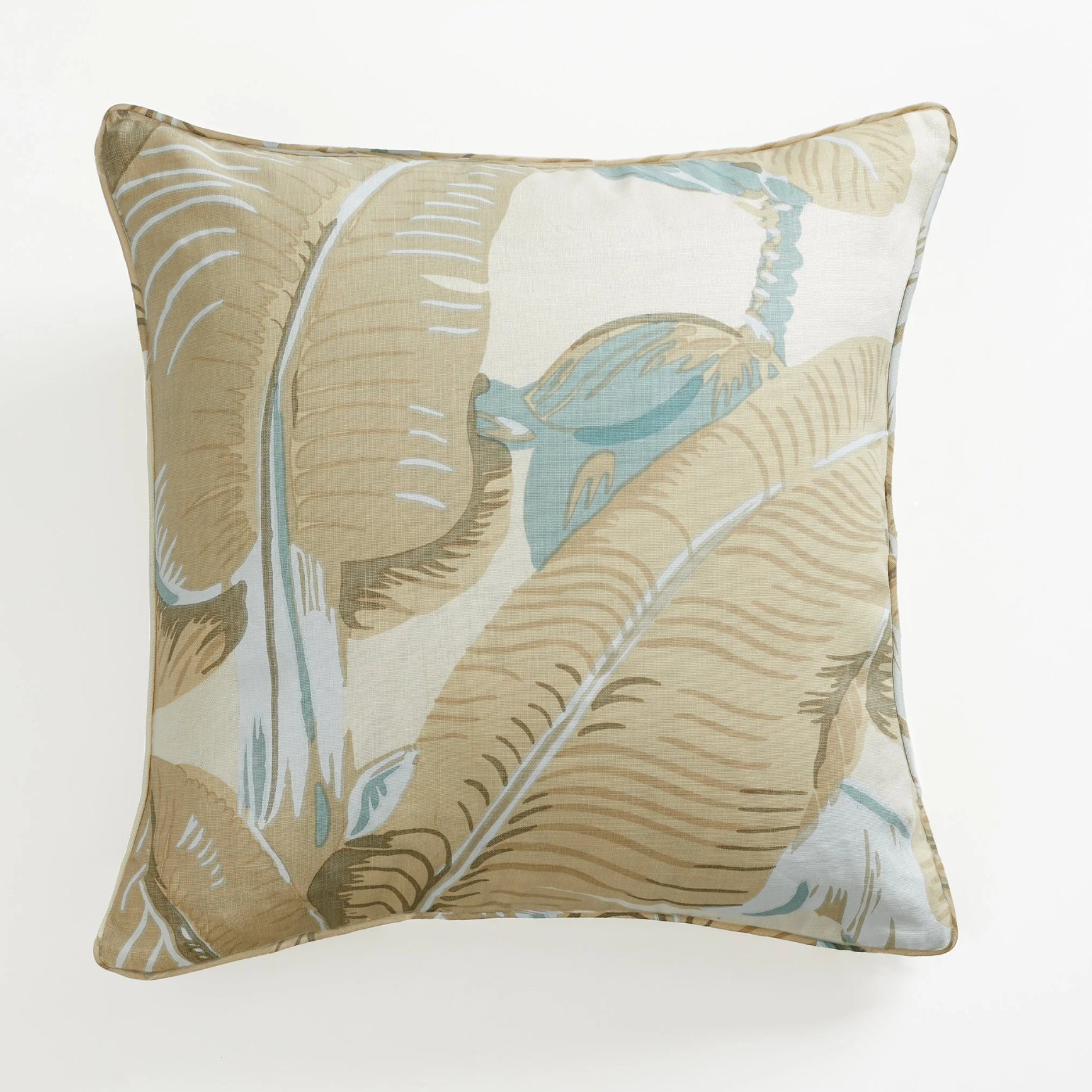 Martinique Sand belgian linen pillow cover set